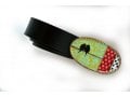 Leather Belt with Enamel Bird Buckle by Iris Design