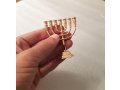 Miniature 7-Branch Menorah For Decoration, Gold - 2.6