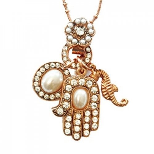 Oriental Hamsa Pendant by Amaro