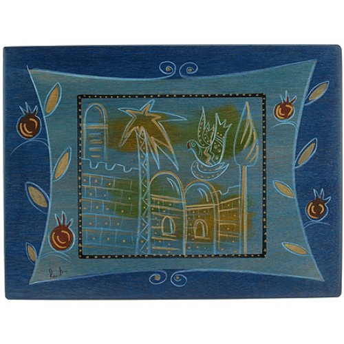 Rectangular Placemat Golden City by Kakadu Art