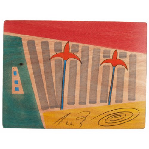 Rectangular Placemat Sun Stems by Kakadu Art