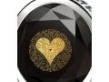 Round I Love You Pendant in 120 Languages - Silver and Onyx