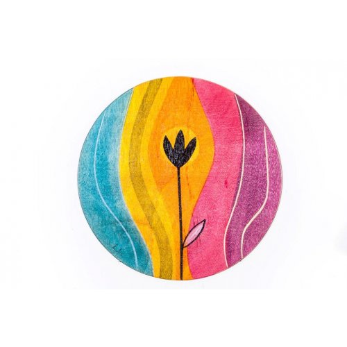 Round Placemat - Sunset by Kakadu Art