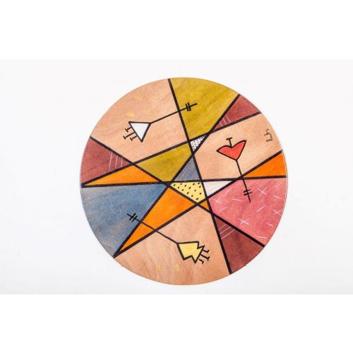 Round Placemat Earth by Kakadu Art