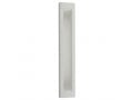 Rounded Dark Gray Polyresin Mezuzah Case  Gold Shin