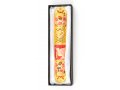 Rounded Mezuzah Case with Dove of Peace and Flowers - Pink, Red and Gold