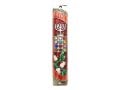 Rounded Mezuzah Case with Hoshen Breastplate and Menorah Design - Maroon