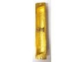 Rounded Mezuzah Case with Hoshen Breastplate and Menorah Design - Violet