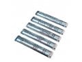 Set of Five Small Nickel Mezuzah Cases with Decorative Judaic Motifs - 4