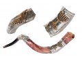 Seven Branch Menorah Sterling Silver Yemenite Shofar