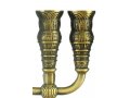 Seven Branch Menorah with Jerusalem Images, Copper - Option 5.3