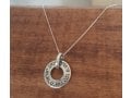 Shema Yisrael Hear O Israel Necklace Pendant in Sterling Silver with Chain