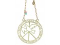 Shraga Landesman Brass Wall Hanging Peace Dove in Flight - Peace Blessing