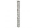 Silver Aluminum Mezuzah Case with Bubble Design, Silver Shin  Choice of Sizes