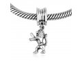 Silver Lion of Judah Bracelet Charm