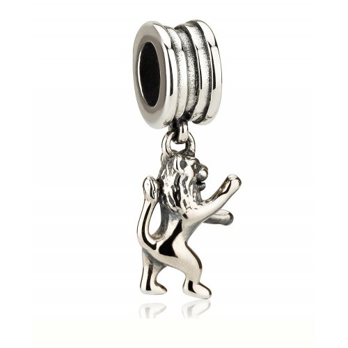 Silver Lion of Judah Bracelet Charm