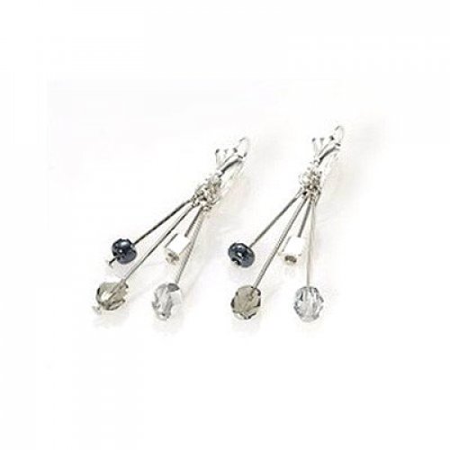 Silver Sparks Earrings by Edita