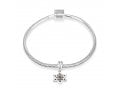 Silver Star of David Hoshen Bracelet Charm