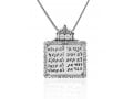 Silver Ten Commandments Pendant by Golan Studio