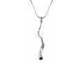 Silver Yemenite Shofar Necklace Pendant Rhodium Plated