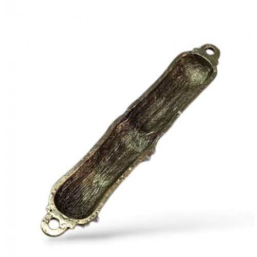 Small Pewter and Metal Mezuzah Case with Gleaming Stones, Enamel - Choice of Colors