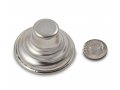 Smooth Silver Nickel Plated Insert for Candles or Tea Lights - Comes as a pair