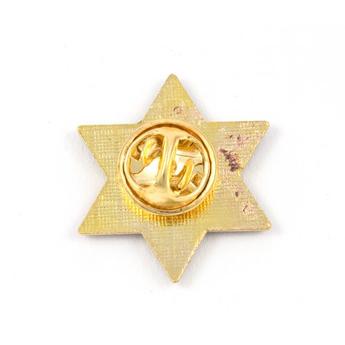 Star of David Blue & White Lapel Pin