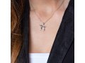 Sterling Silver Necklace - Chai Hebrew Letters