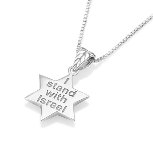 Sterling Silver Star Pendant Necklace  Star of David and 