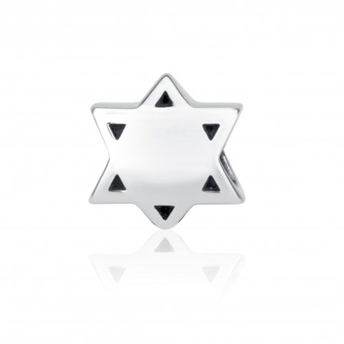 Sterling Silver Star of David Breastplate Charm