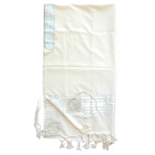 Talitnia Chermonit 100% Pure Wool Tallit Prayer Shawl