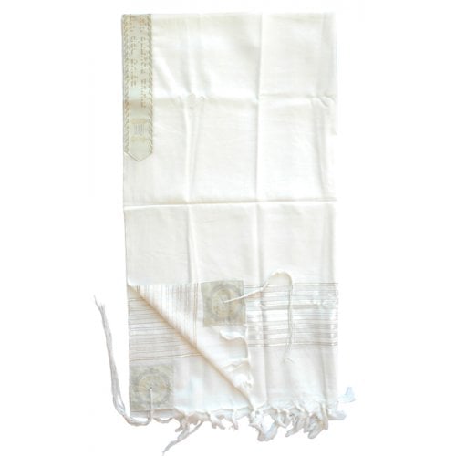 Talitnia Chermonit Wool Tallit Pure Wool Kosher Prayer Shawl