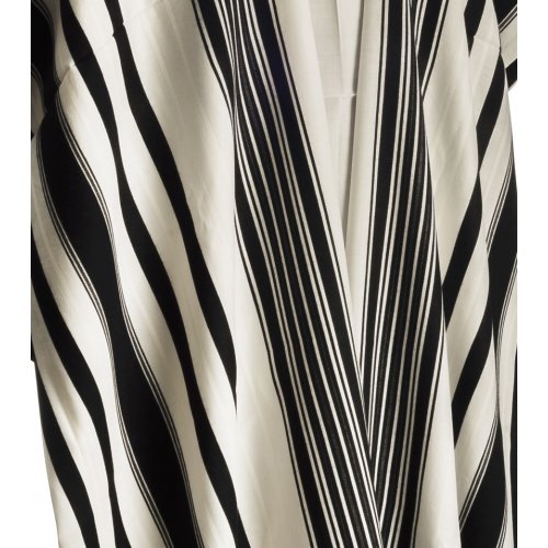 Talitnia Prima AA Tallit Premium Pure Wool Prayer Shawl - Black Stripes