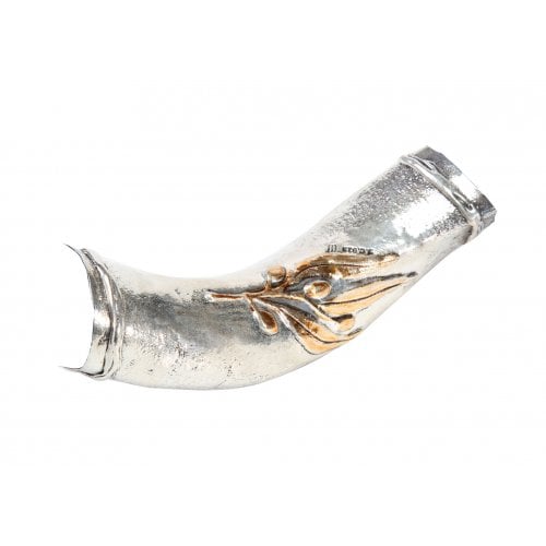 Temple Menorah Star of David Silver Yemenite Shofar