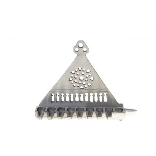 Triangle Menorah Replica - Israel Museum Products