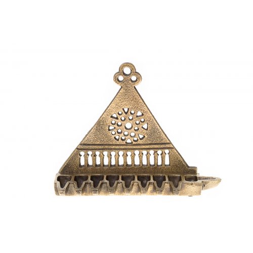 Triangular Replica Menorah - Israel Museum Products