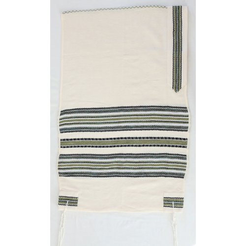 Weaving Creation Hand Woven Tallit Bina - Understanding