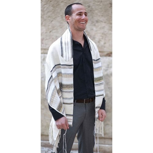 Weaving Creation Hand Woven Tallit Malchut - Royalty