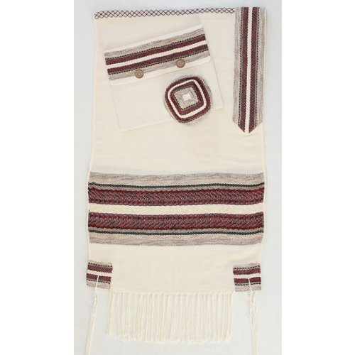 Weaving Creation Hand Woven Tallit Netzach - Eternity