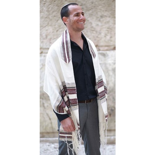 Weaving Creation Hand Woven Tallit Netzach - Eternity