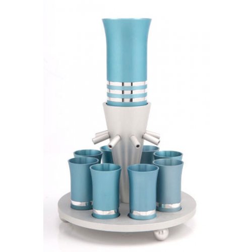 Wine Fountain in Teal by Agayof