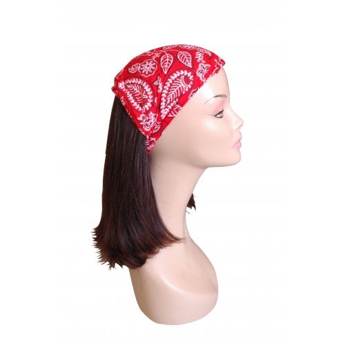 Womens Paisley Cotton Head Scarf - Variety of Colors