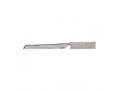 Yair Emanuel Challah Knife, Cutout Design and Blessing Words on Handle - White