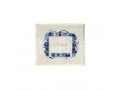 Yair Emanuel Embroidered Tallit & Tefillin Bag - Jerusalem Frame on Off White