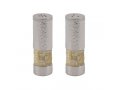 Yair Emanuel Hammered Aluminum Salt & Pepper Set, Gold Jerusalem Band - Silver