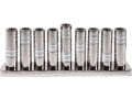 Yair Emanuel Hammered Nickel Hanukkah Menorah - Decorative Tube Candle Holders