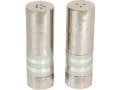 Yair Emanuel Hammered Nickel Salt and Pepper Shakers - Decorative Bands