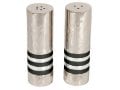 Yair Emanuel Hammered Nickel Salt and Pepper Shakers - Decorative Bands