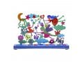 Yair Emanuel Hand Painted Chanukah Menorah, Colorful Fairy Images