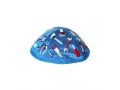 Yair Emanuel Kippah for Children  Embroidered Tools on Blue